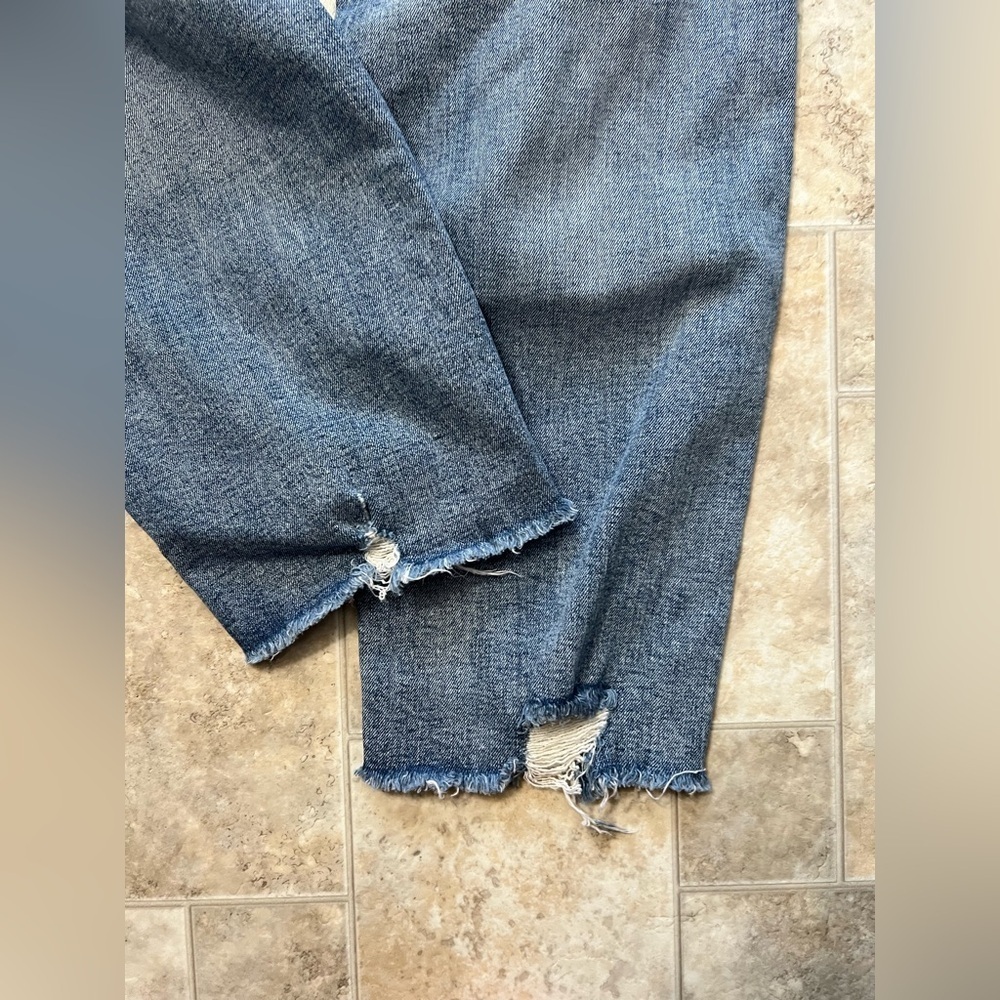 Women’s silver jeans Sam distressed 14/27 - Picture 8 of 10